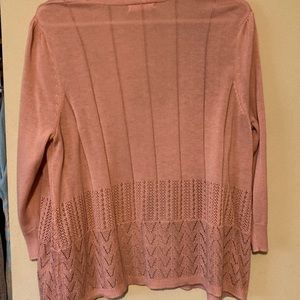 Rose colored sweater